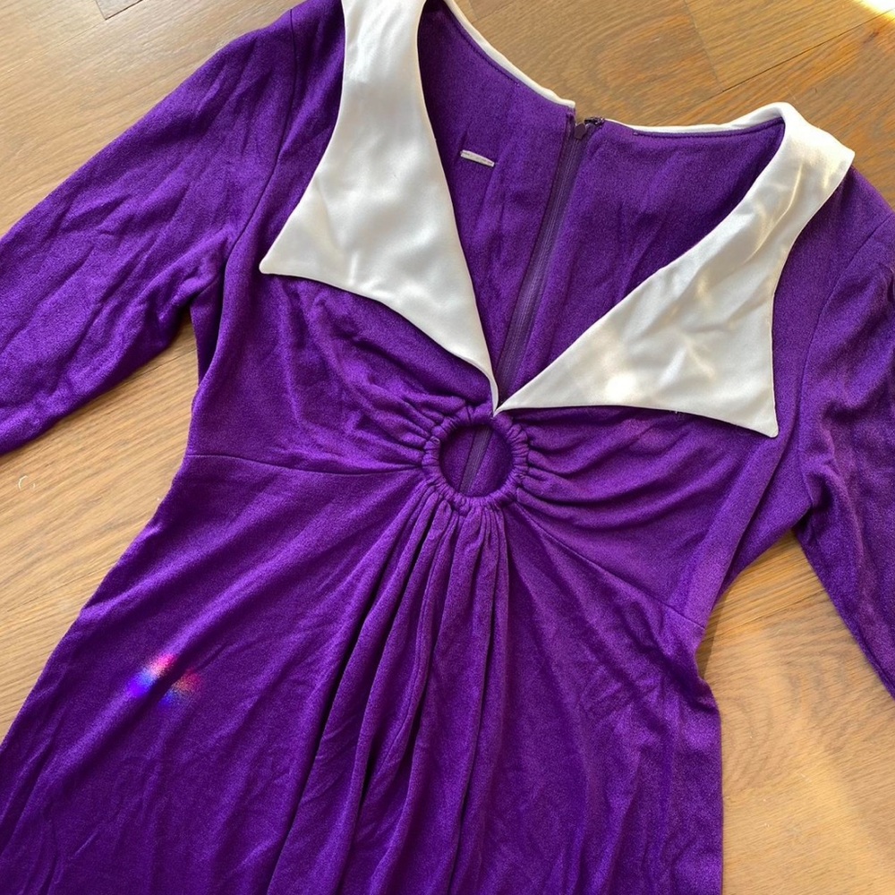 Lot of 2 vintage 1960s maxi dresses